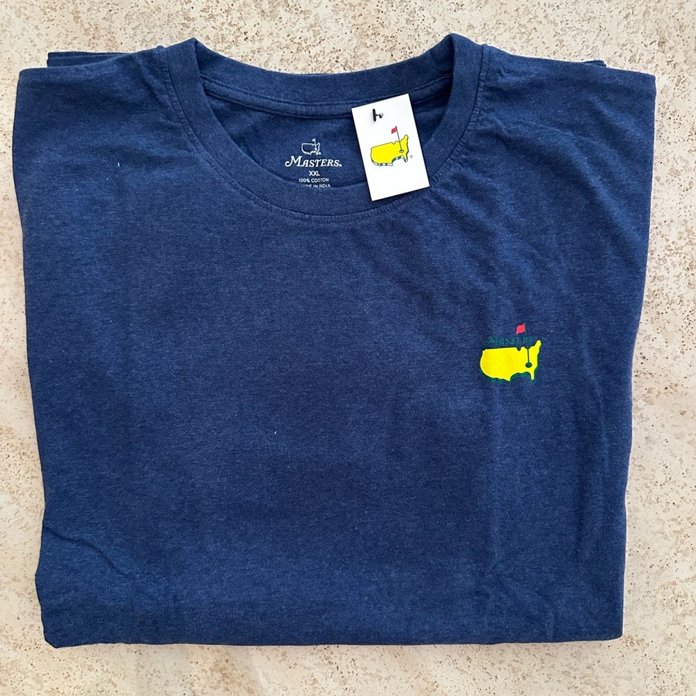 Masters Augusta National 2025 T shirt Navy XXL NWT